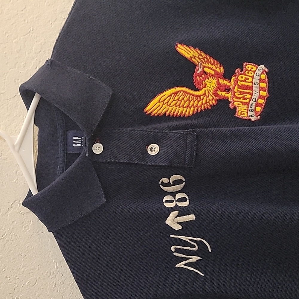 GAP Kids Polo Shirt - Navy - M (8) - Picture 4 of 16